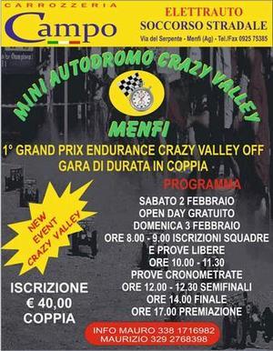 Menfi, il 3 di febbraio 1° Grand Prix Endurance