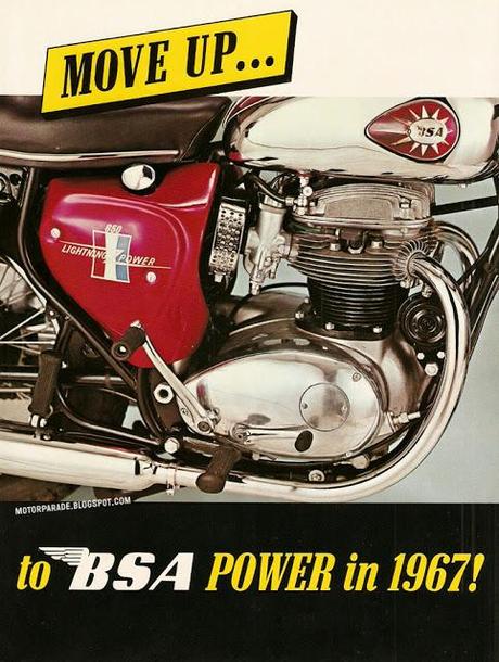 Vintage Brochurs: Bsa Range 1967 (Usa)