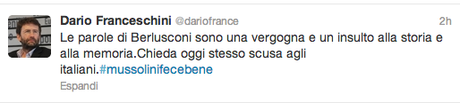 dario franceschini berlusconi twitter