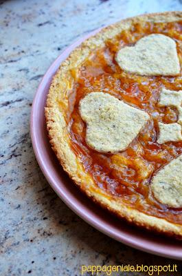 Torta di Linz bianca e casa dolce casa