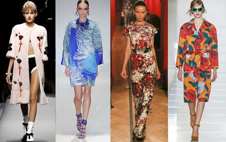 Milan Fashion Trend SS2013 - PRINTS