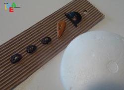 PUPAZZO DI NEVE REALIZZATO CON BOTTONI BUTTONMAD