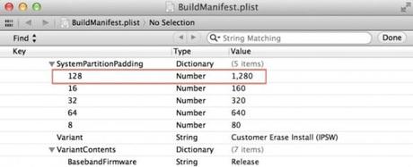 Compare un nuovo device con 128GB di memoria in iOS 6.1 beta 5