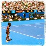 Gli Australian Open di tennis su Instagram