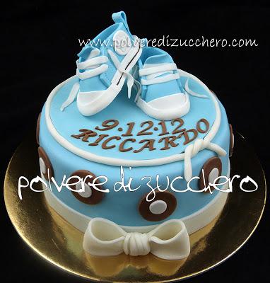 Torta scarpine: tutorial converse baby