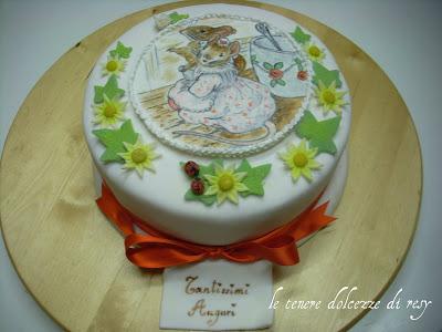 Ancora una torta ispirata a Beatrix Potter !!