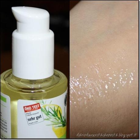 alverde olio anti cellulite swatch