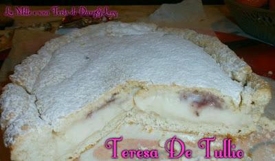 maxi pasticciotto con crema e amarena