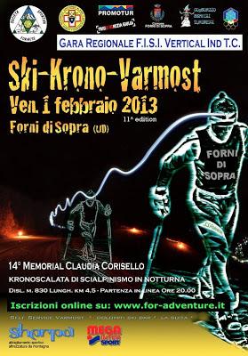 SKI KRONO VARMOST 2013 MEMORIAL CLAUDIA CORISELLO