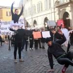 Accademia di danza, flash mob a Roma 01