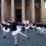 Accademia di danza, flash mob a Roma 04