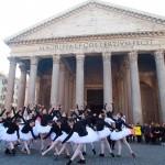 Accademia di danza, flash mob a Roma 02
