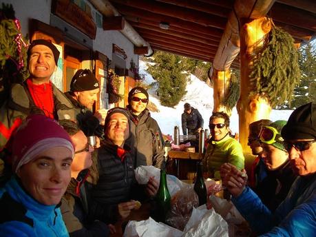 MERENDA al Rifugio CImon della Bagozza!!!