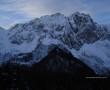 Partenza mattutina dal rifugio Cimon della Bagozza