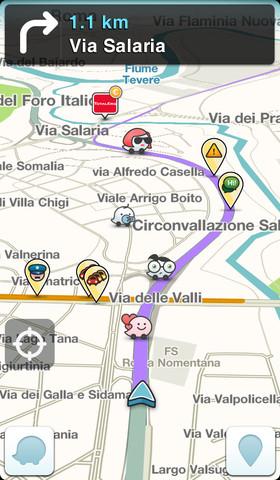 Waze GPS sociale e traffico – un navigatore non è mai stato così amichevole!