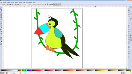 Il risultato finale in Inkscape