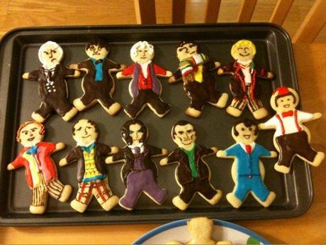 Gli 11 Dottori di Doctor Who in versione biscotto