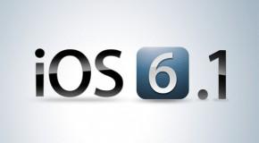 iOS si aggiorna alla versione 6.1