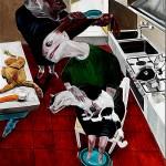 Robusti Enrico Una lisciata Olio su tela 120x100 2007 150x150 Enrico Robusti