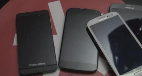 BlackBerry Z10 sfida alcuni device Android