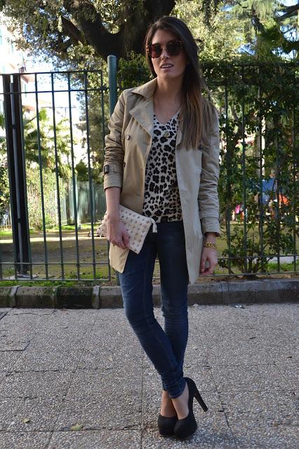 Animal print and denim