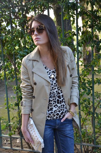 Animal print and denim