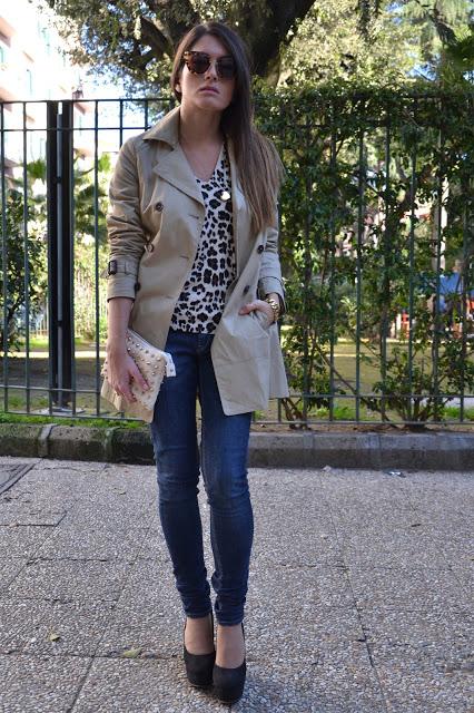 Animal print and denim