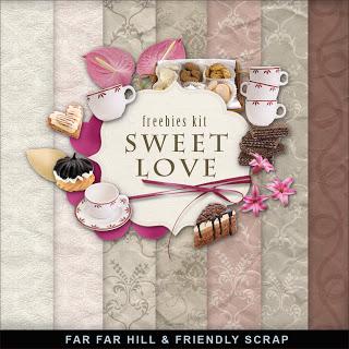 Far Far Hill: Freebies kit San Valentino