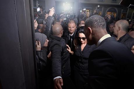 Monica Bellucci at Dolce & Gabbana store