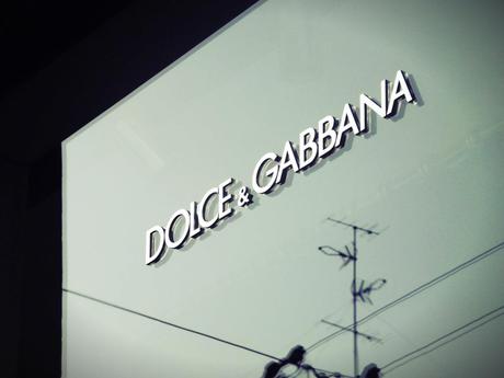 Monica Bellucci at Dolce & Gabbana store