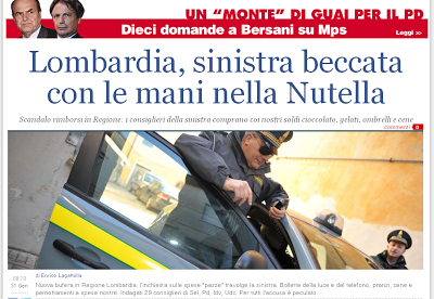 La nutella è di sinistra