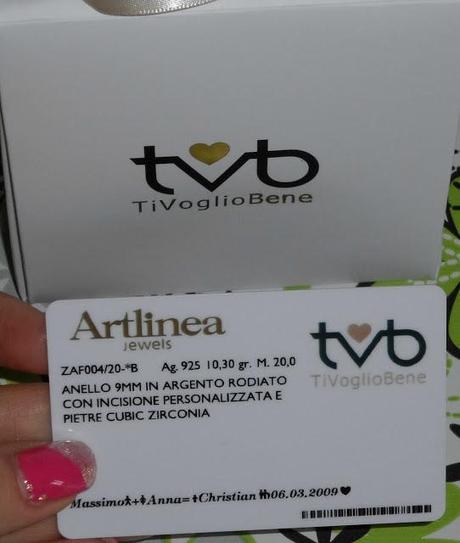 ARTLINEA TVB GIOIELLI: l'anello che ti emoziona!