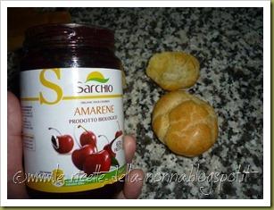 Bignè alla marmellata di amarene (4)