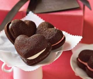 BISCOTTI FARCITI DOPPIO CIOCCOLATO PER SAN VALENTINO