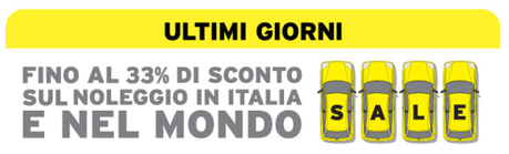 Ultimo giorno: Sconto del 33 per cento su noleggio auto Hertz!