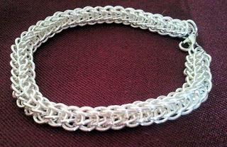 Bracciali in micro chain mail artigianali