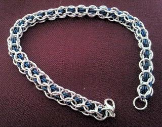 Bracciali in micro chain mail artigianali