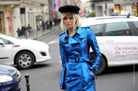 In the Street...Metallic Blue, Paris