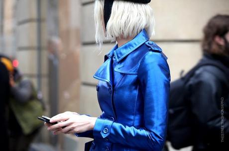 In the Street...Metallic Blue, Paris