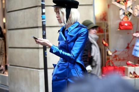 In the Street...Metallic Blue, Paris