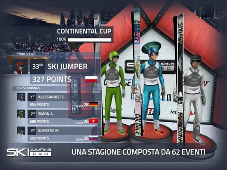 Toccare il cielo con Salto ? Fallo con Ski Jumping Pro [recensione]