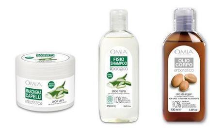 La cura dei capelli con Omia Laboratoires è all’Aloe Vera e all’Olio di Argan Omia Laboratoires Aloe Vera e Olio di Argan
