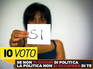 Se mi guardo intorno... mi viene da vomitare. Ma io voto!!!