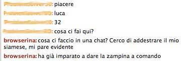 Browserina e i geniacci della chat