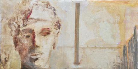 Giovanni Cerri, Archeologia, 40x80, olio