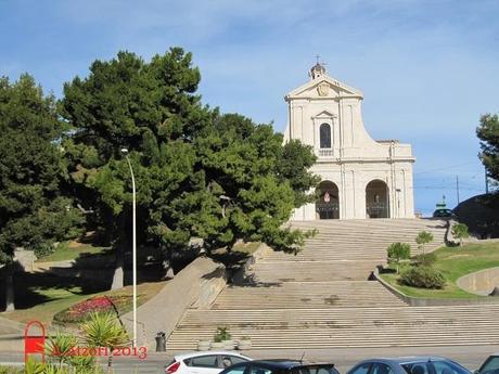 La scalinata davanti alla Basilica