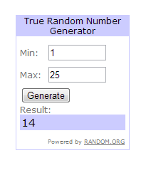 Giveaway's Winner