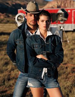 David Gandy & Isabeli Fontana per Lucky Brand p/e 2013 adv Campaign