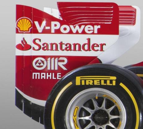 ferrari f138 particolare ala posteriore