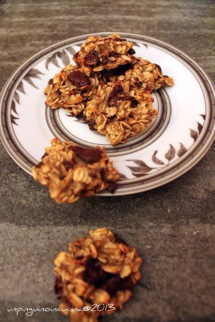 Biscottini di avena e banane